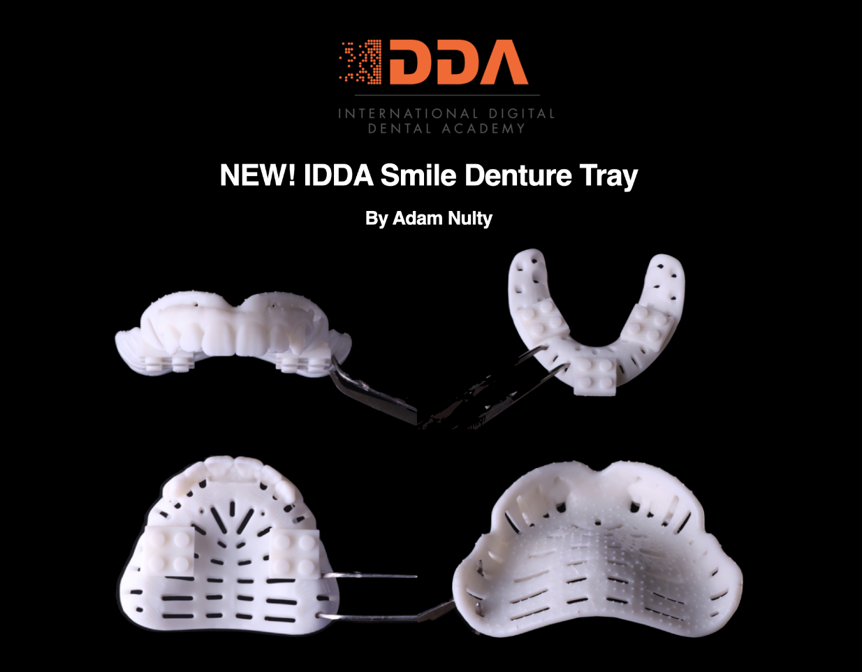 Custom Denture Tray Design with Custom Teeth